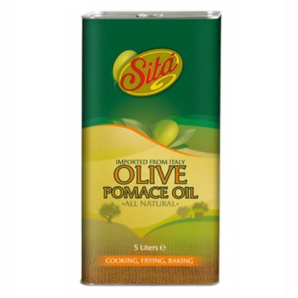 Dầu oliu pomance Sita 5L, dầu oliu nguyên chất, dầu oliu nấu nướng